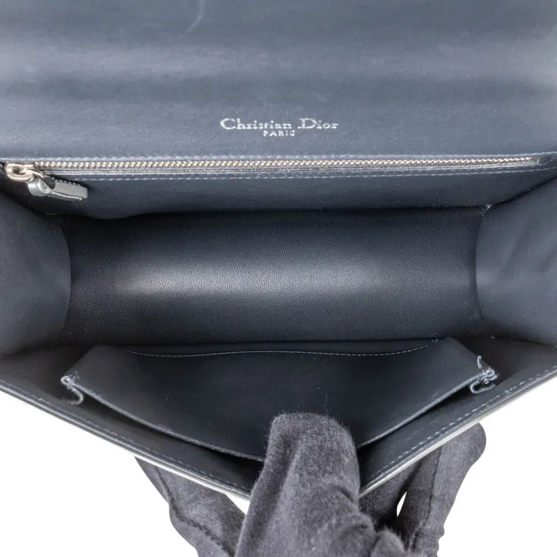 Christian Dior Metallic Patent Leather Diorama Flap Crossbody Bag