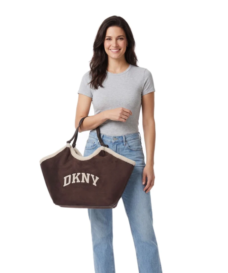 DKNY Paula Large Shopper coffee bean