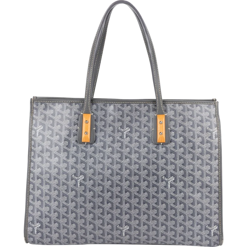 Goyard Monogram Goyardine Marquises Tote Shoulder Bag