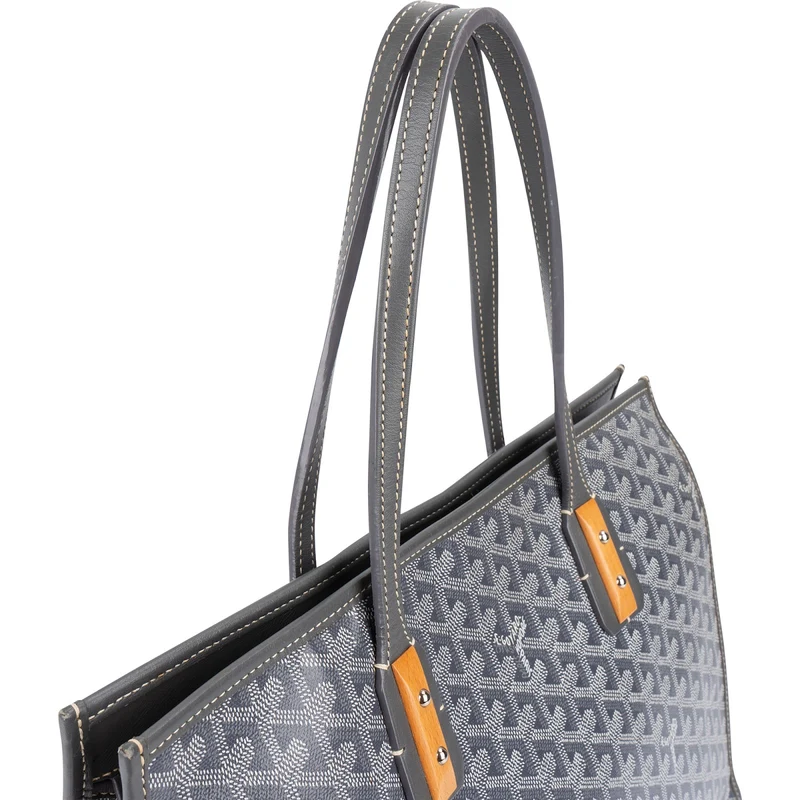 Goyard Monogram Goyardine Marquises Tote Shoulder Bag