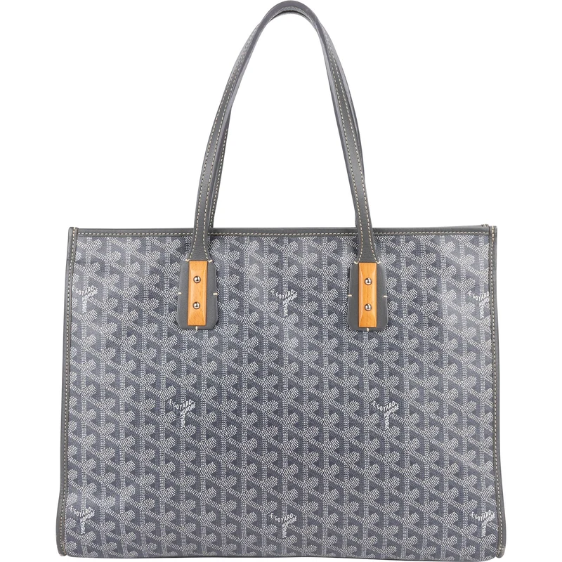 Goyard Monogram Goyardine Marquises Tote Shoulder Bag