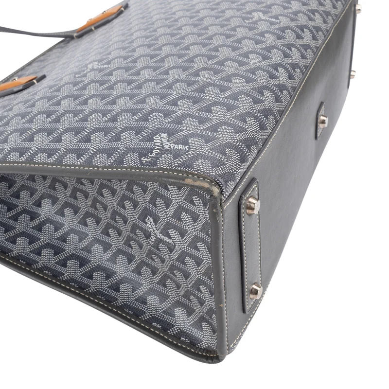 Goyard Monogram Goyardine Marquises Tote Shoulder Bag