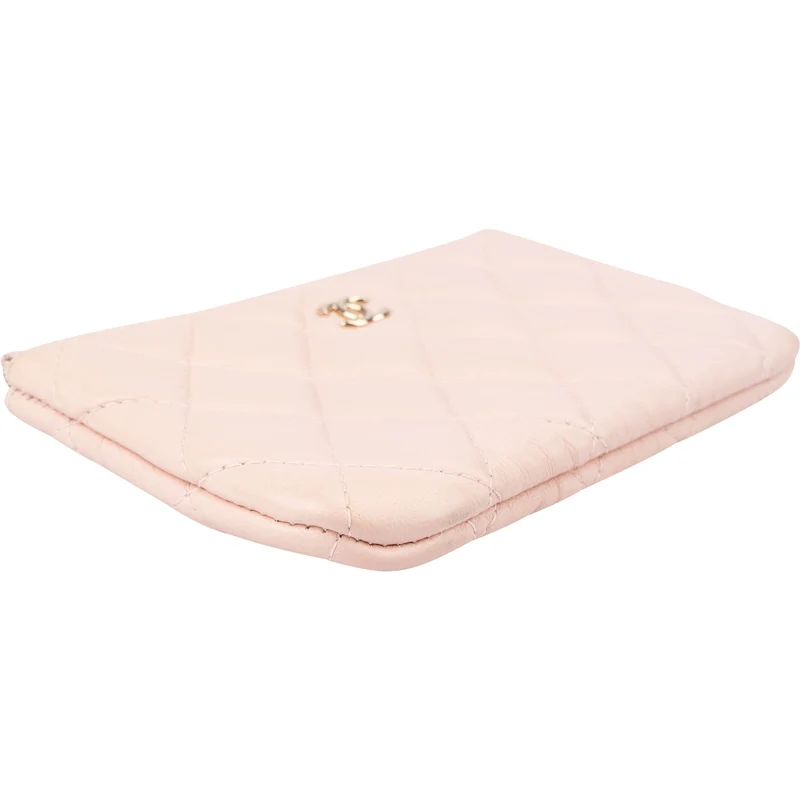 Chanel Quilted Lambskin Classic Zipped Coin Pouch Wallet