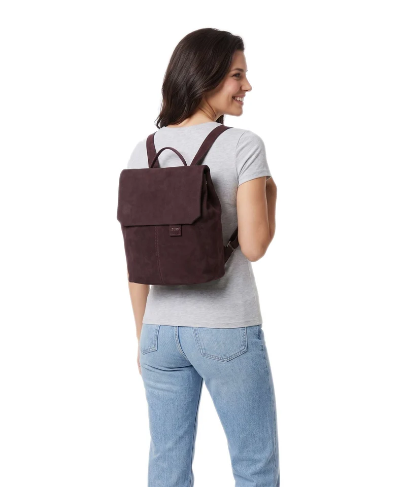 Zwei Mademoiselle.M MR8 Rucksack nubuk/bordeaux