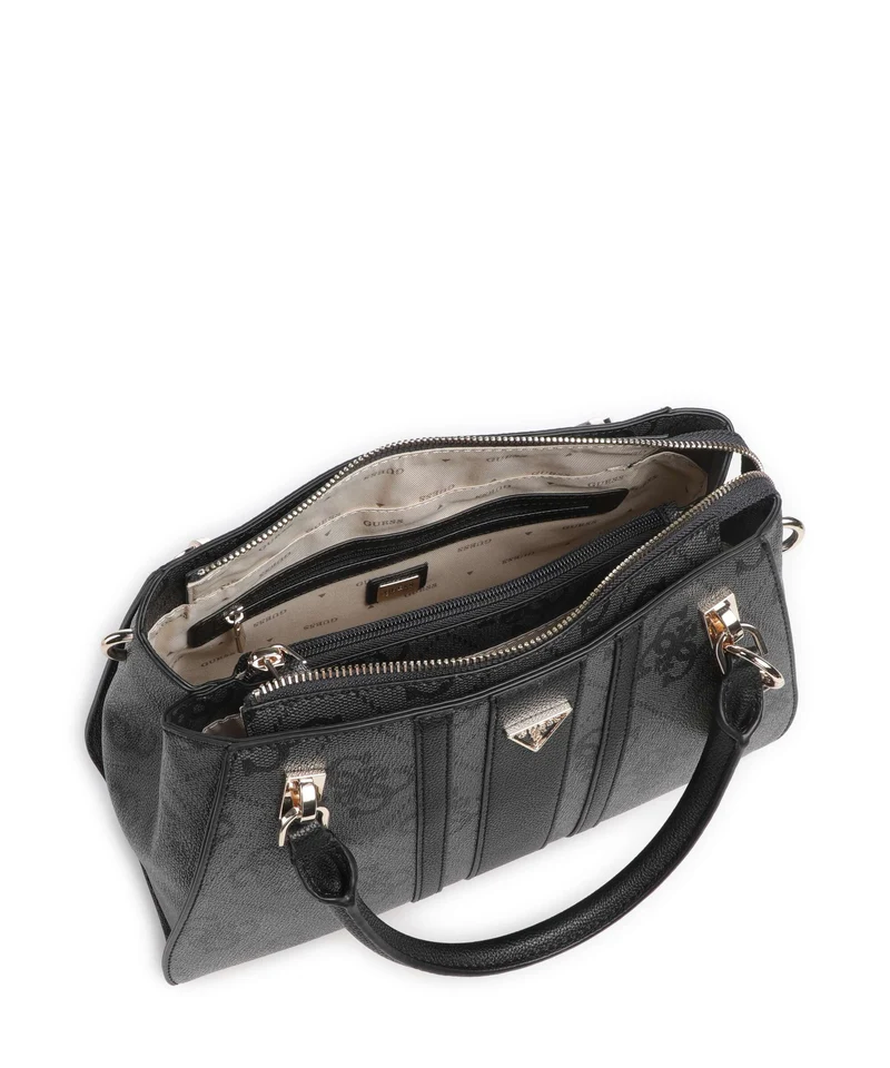 Guess Noelle II Luxury Handtasche coal logo