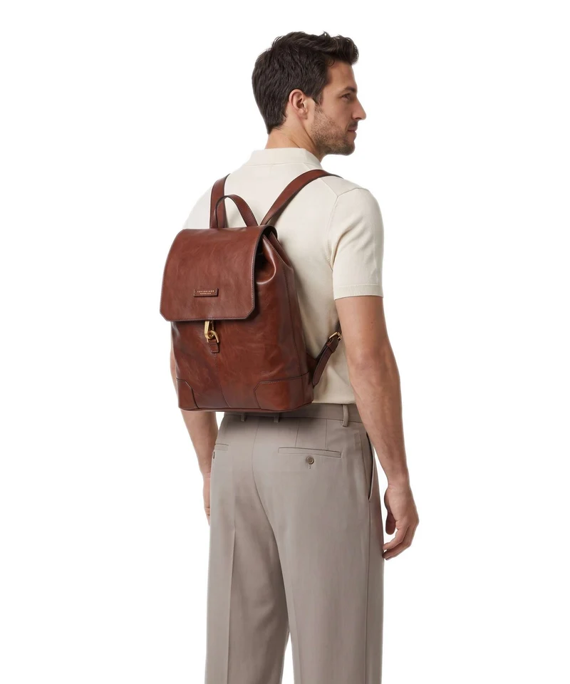 The Bridge Icon Rucksack marrone