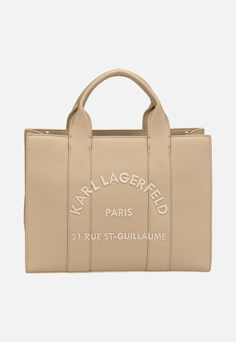 K/RSG MD Square Tote Peb Emb Nougat - Tote Bag