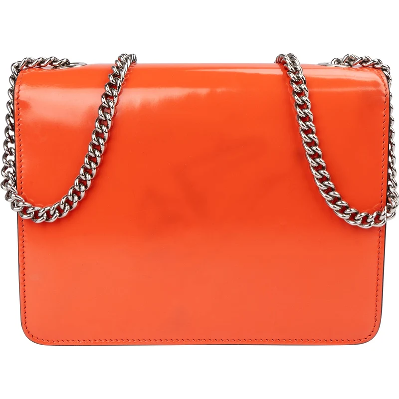 Gucci Patent Leather Interlocking GG Crossbody Bag