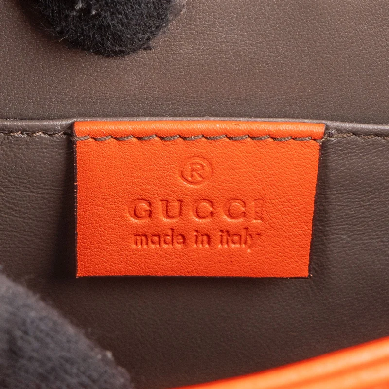 Gucci Patent Leather Interlocking GG Crossbody Bag