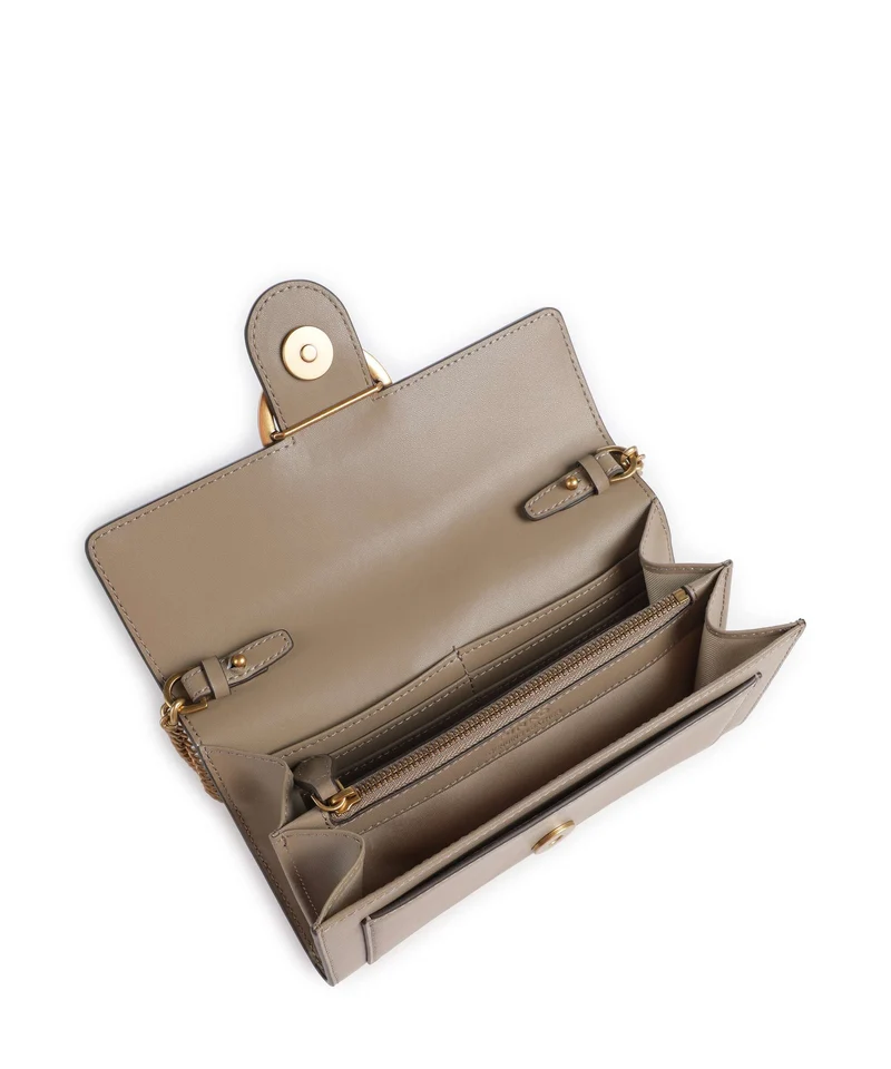 Pinko Love One Geldbörse grigio talpa/antique gold