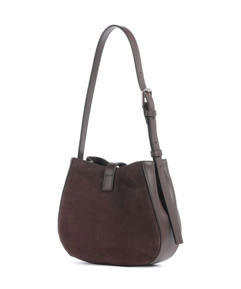 Furla Dora Mini Schultertasche toni cioccolato