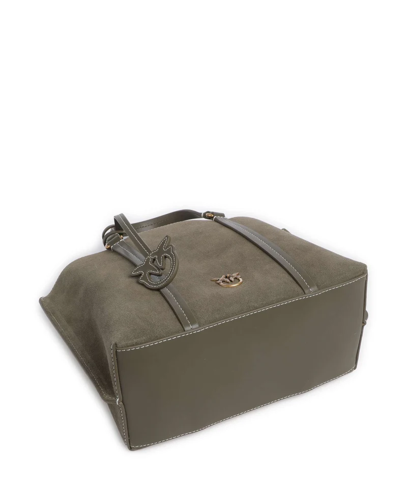 Pinko Carrie Classic Handtasche verde/oliva scuro/antique gold