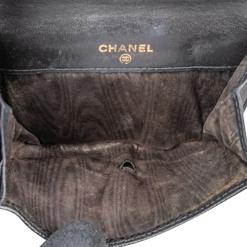 Chanel Caviar Leather CC Bifold Wallet