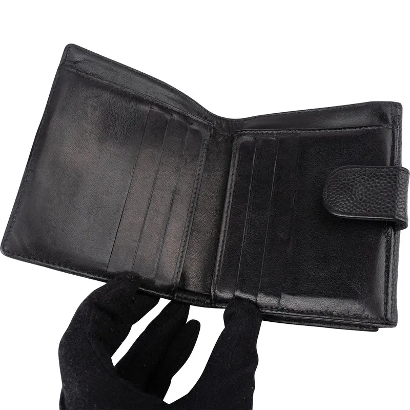 Chanel Caviar Leather CC Bifold Wallet