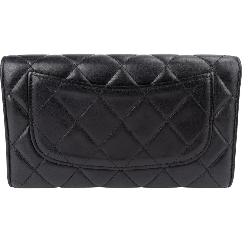 Chanel Quilted Lambskin Classic Flap Wallet