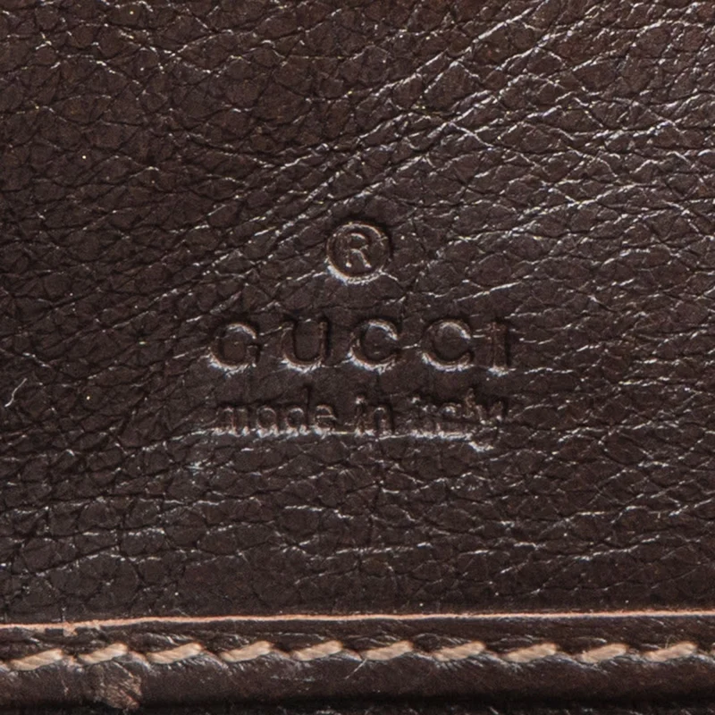 Gucci Guccissima Leather Zip Around Wallet