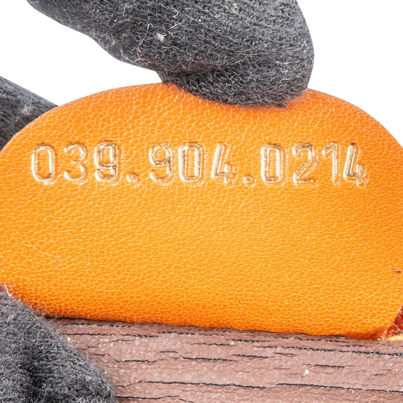 Gucci Vintage Orange Leather Small Pouch