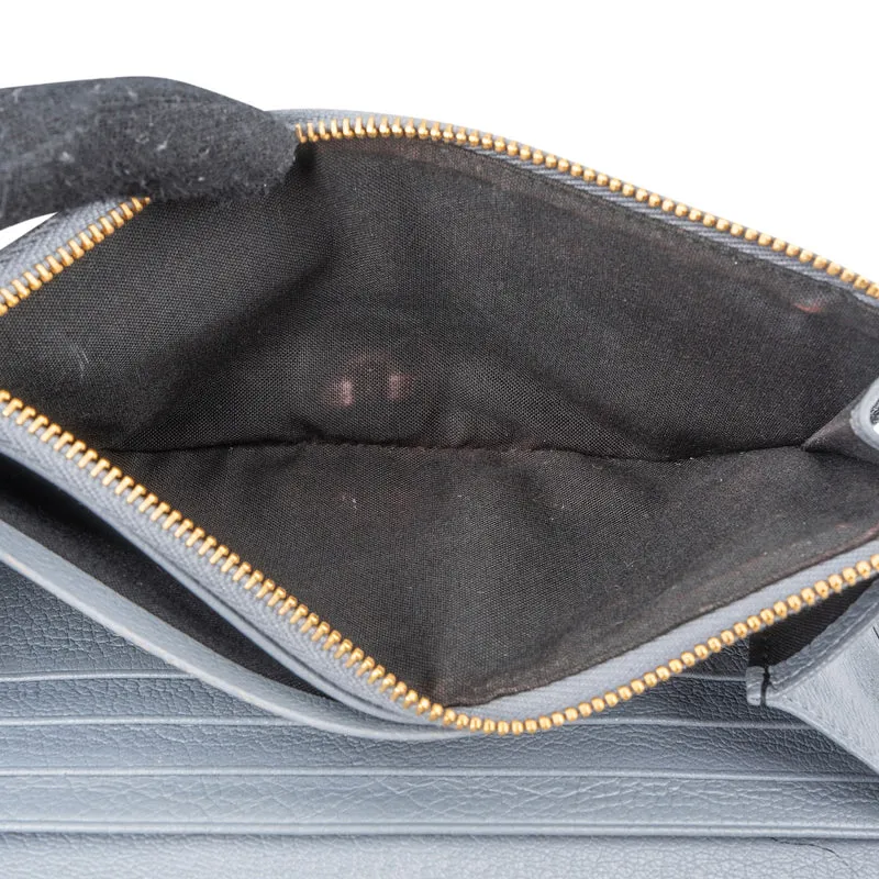 Balenciaga Blue Leather Classic City Wallet