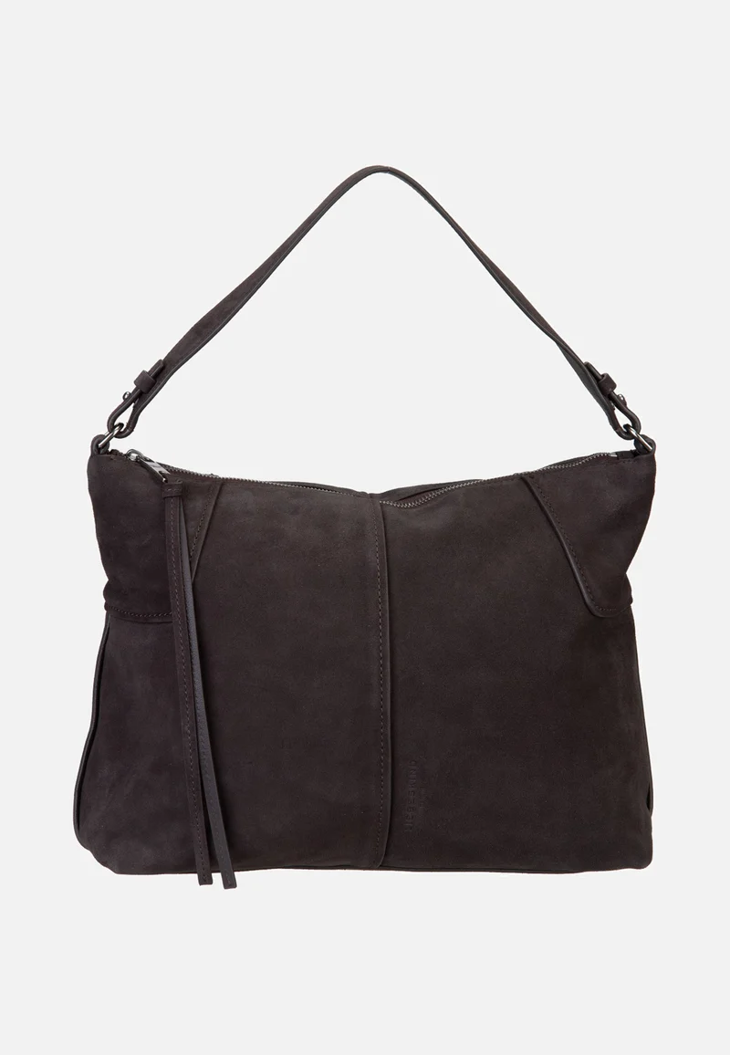 Mila Hydro Suede Deep Soil - Hobo Bag
