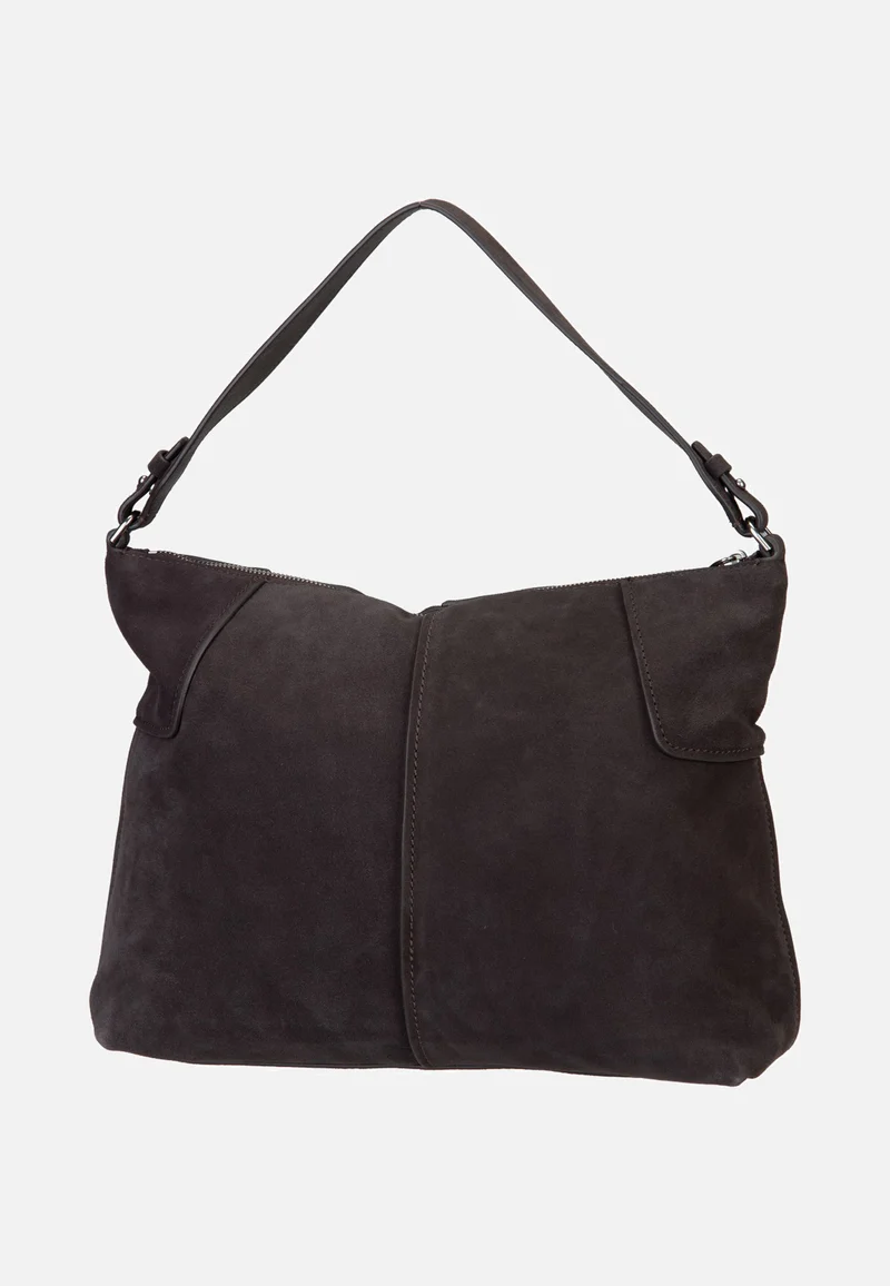 Mila Hydro Suede Deep Soil - Hobo Bag
