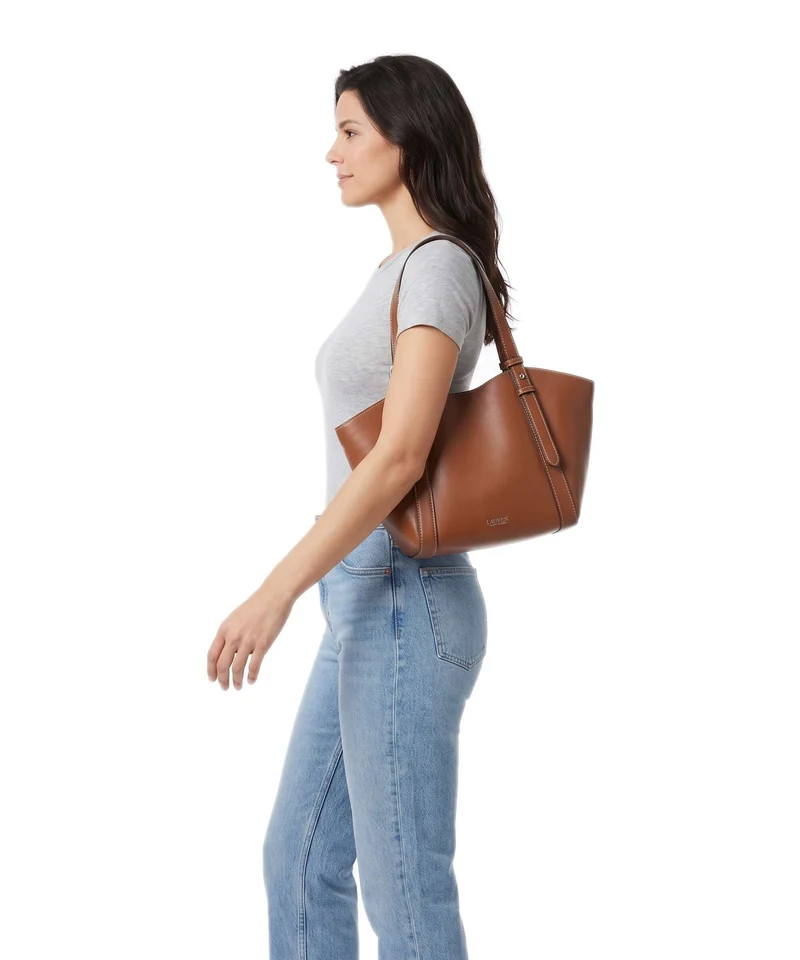 Lauren Ralph Lauren Tasha Small Shopper lauren tan
