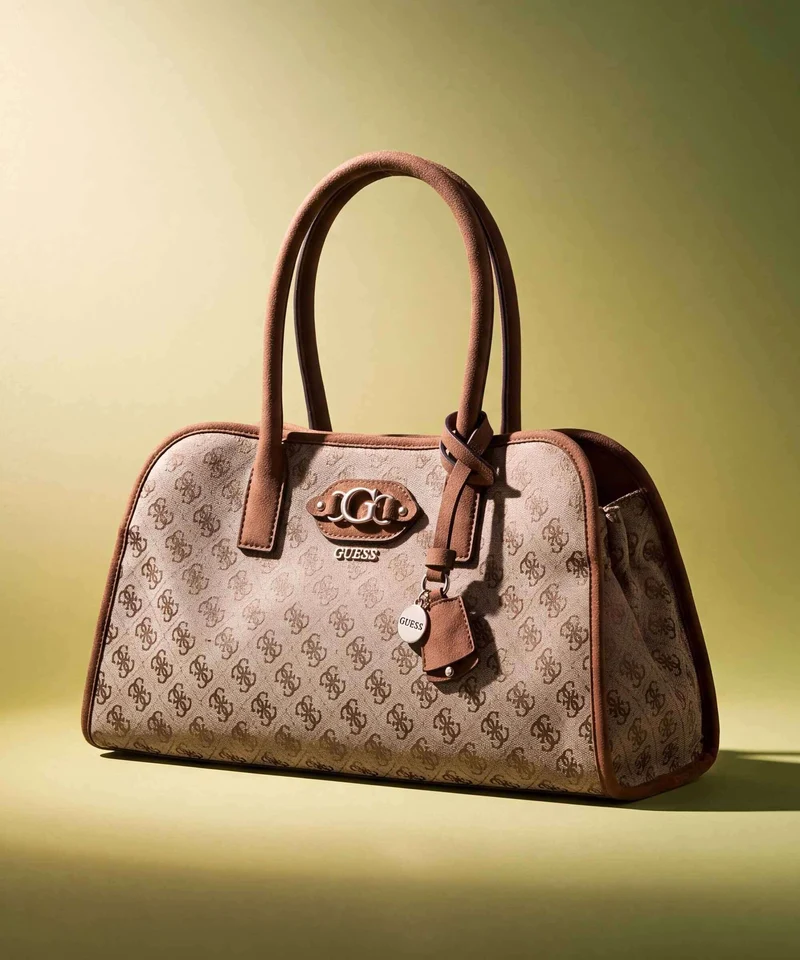 Guess Samantha Girlfriend Handtasche latte logo/brown