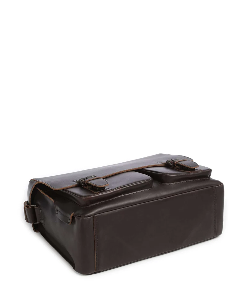 Aunts & Uncles Heritage Finn Aktentasche dark brown