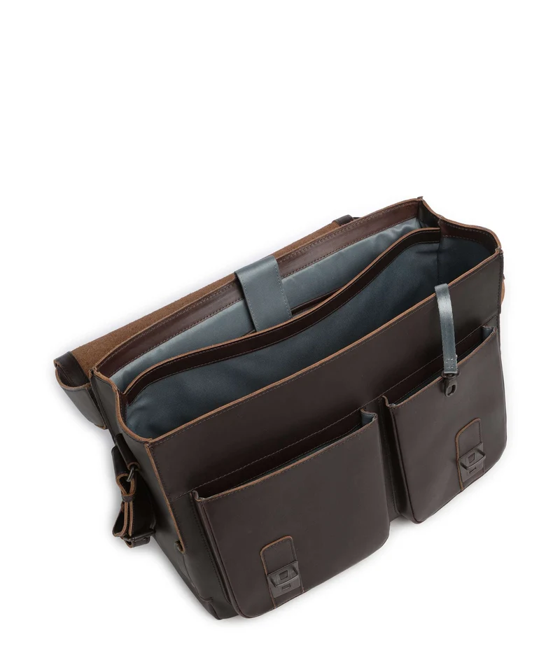Aunts & Uncles Heritage Finn Aktentasche dark brown