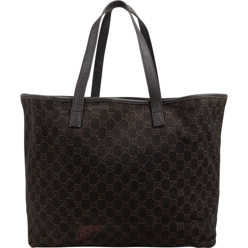 Gucci Monogram GG Canvas Tote Shoulder Bag