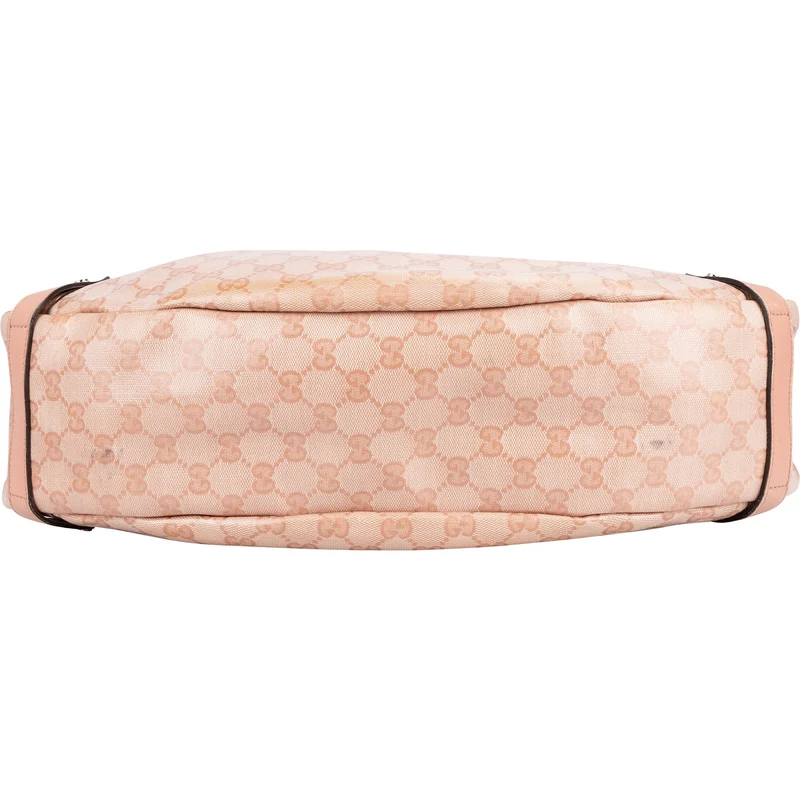 Gucci Monogram GG Canvas Abbey Hobo Shoulder Bag