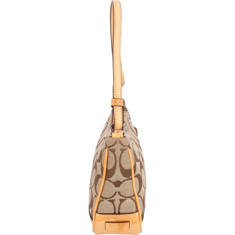 Coach Signature Monogram Pochette Handbag