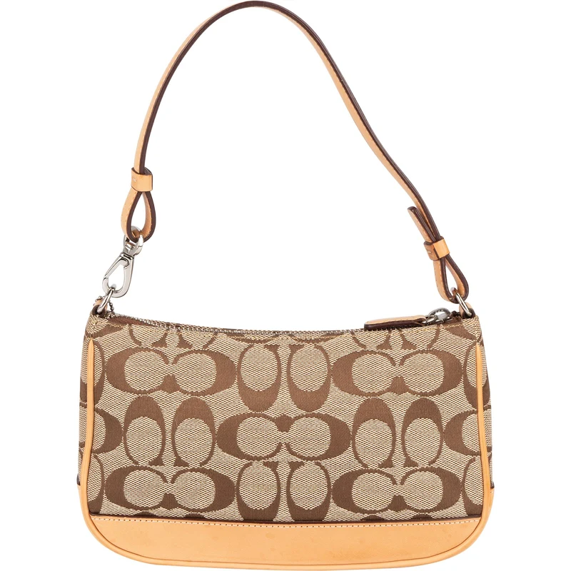 Coach Signature Monogram Pochette Handbag