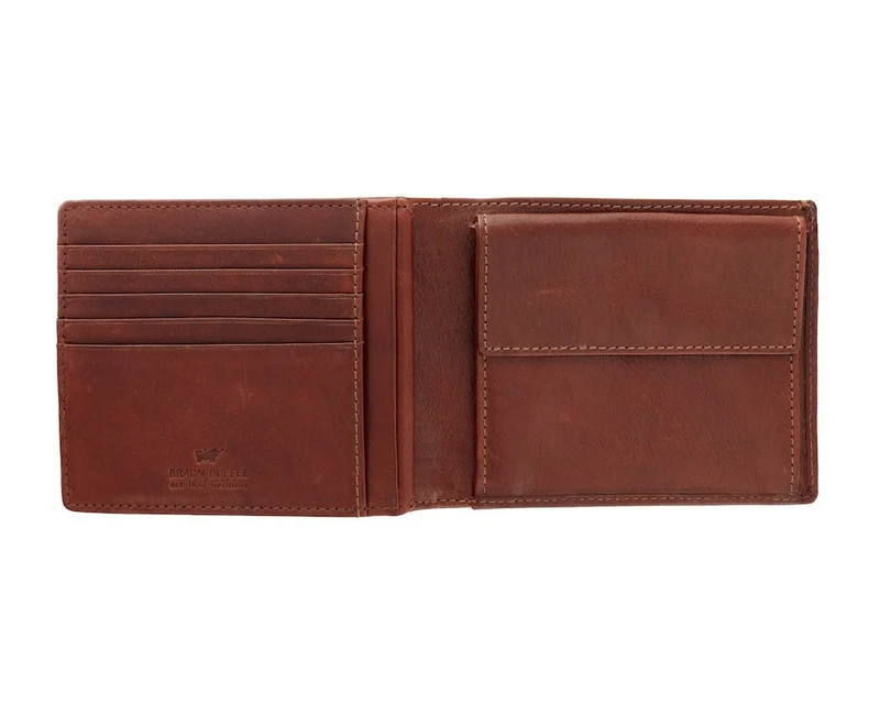 Brieftasche Arezzo RFID Edel Tabak
