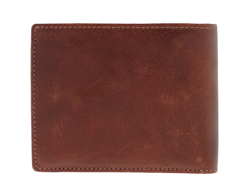Brieftasche Arezzo RFID Edel Tabak