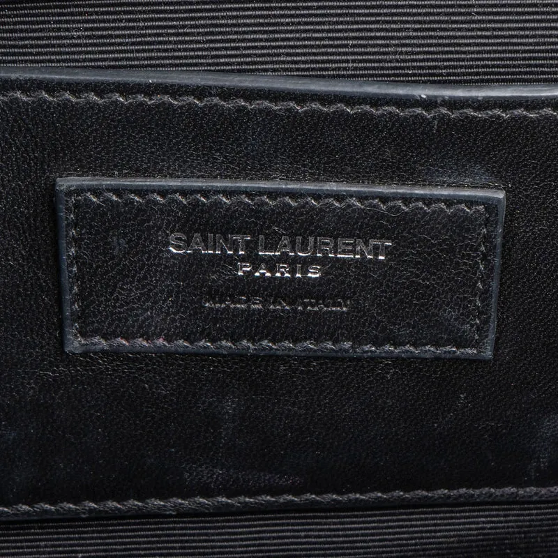 Yves Saint Laurent Croc-Embossed Leather Kate Tassel Chain Crossbody Bag