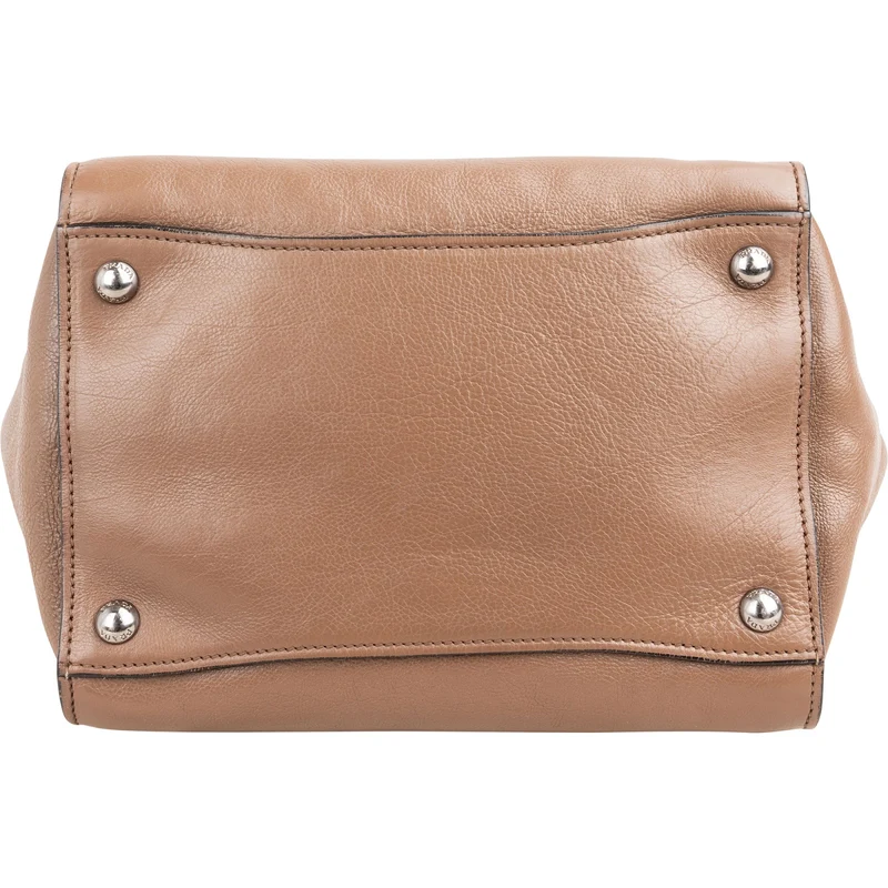 Prada Vitello Daino Shine Leather Twin Pocket Tote Shopper Handbag
