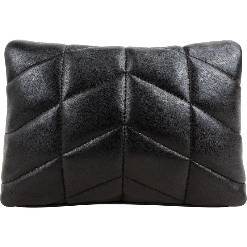 Yves Saint Laurent Quilted Leather Loulou Mini Puffer Pouch Bag