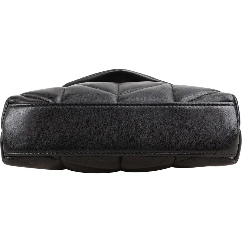 Yves Saint Laurent Quilted Leather Loulou Mini Puffer Pouch Bag