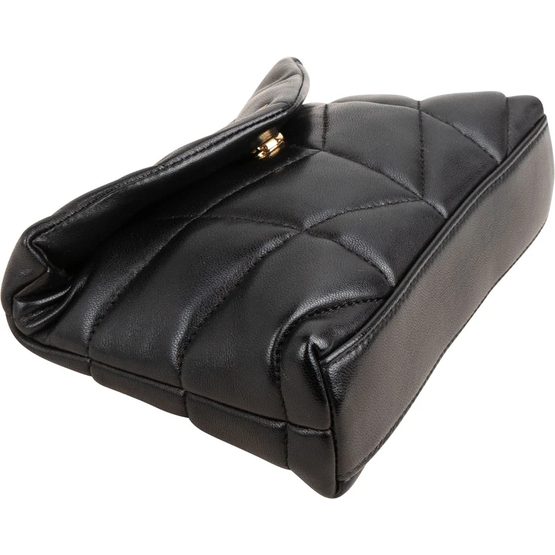 Yves Saint Laurent Quilted Leather Loulou Mini Puffer Pouch Bag