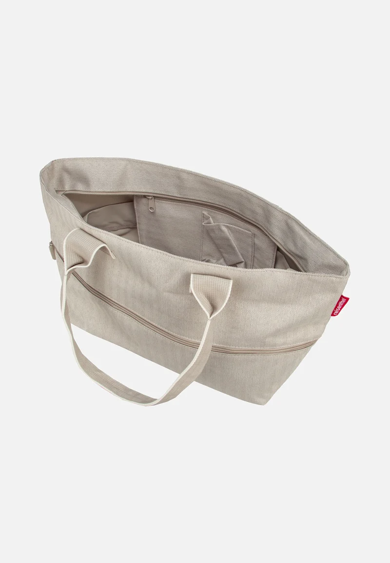 Shopper E1 Herringbone Sand - Einkaufstasche