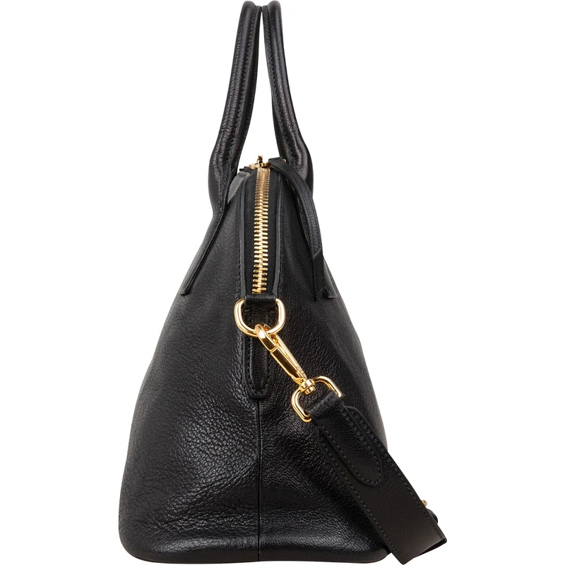 Miu Miu Grained Leather Dome Handbag