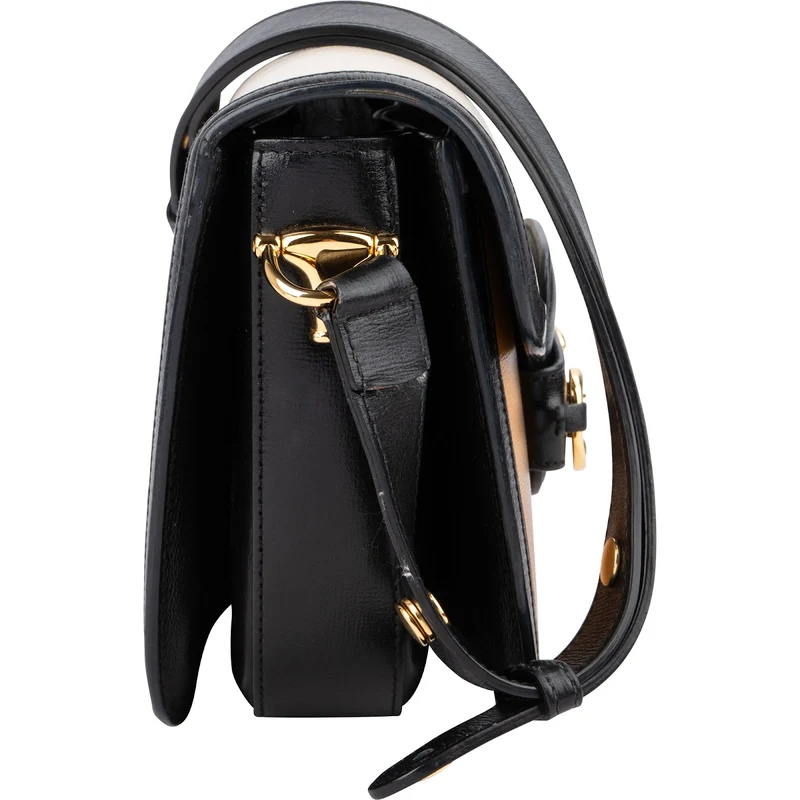 Gucci Tricolor Leather Horsebit 1955 Shoulder Crossbody Bag