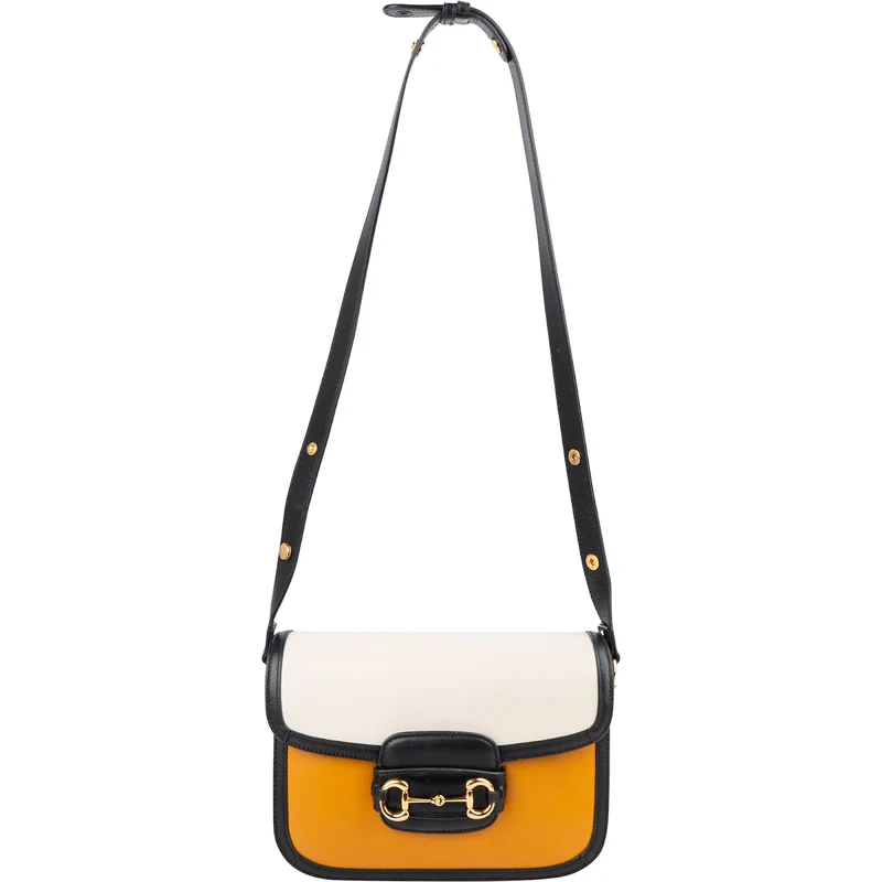 Gucci Tricolor Leather Horsebit 1955 Shoulder Crossbody Bag