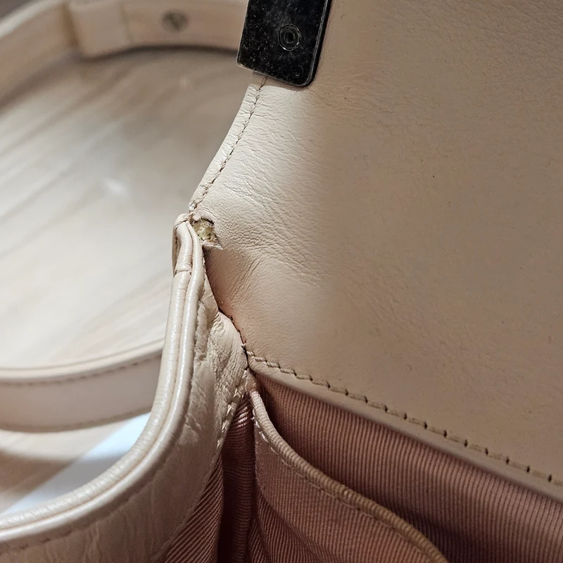 Chanel Quilted Lambskin Boy Single Flap Crossbody Bag