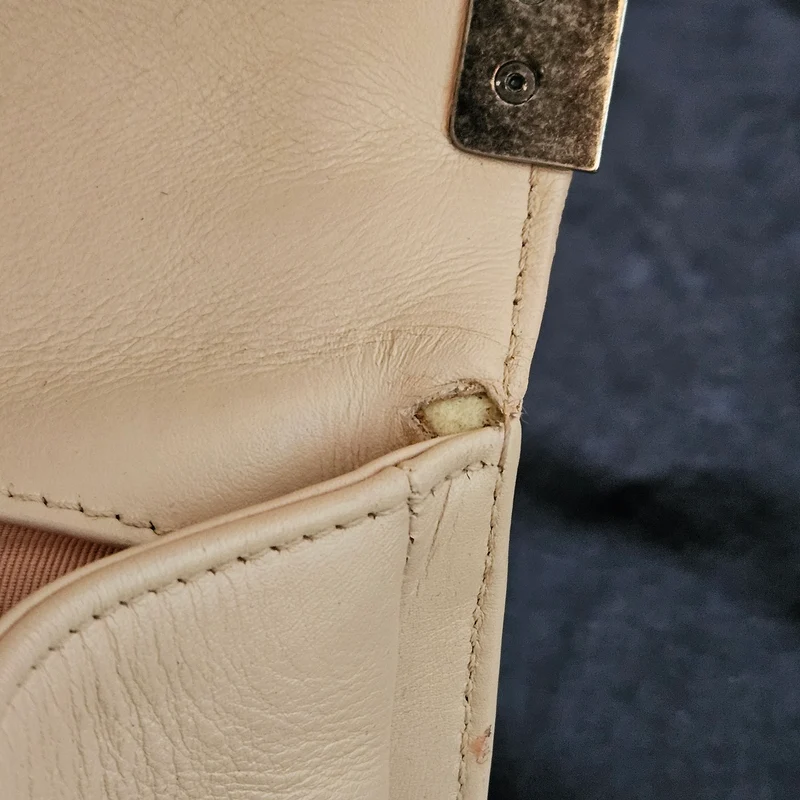 Chanel Quilted Lambskin Boy Single Flap Crossbody Bag