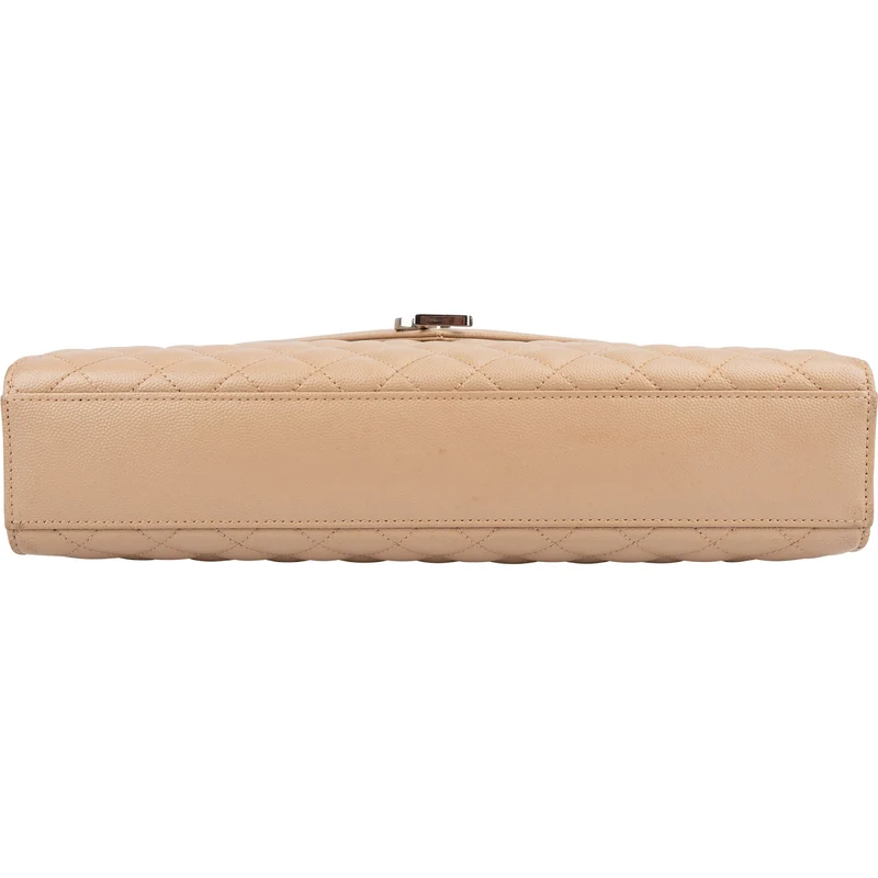 Yves Saint Laurent Grain De Poudre Matelassé Large Envelope Crossbody Bag