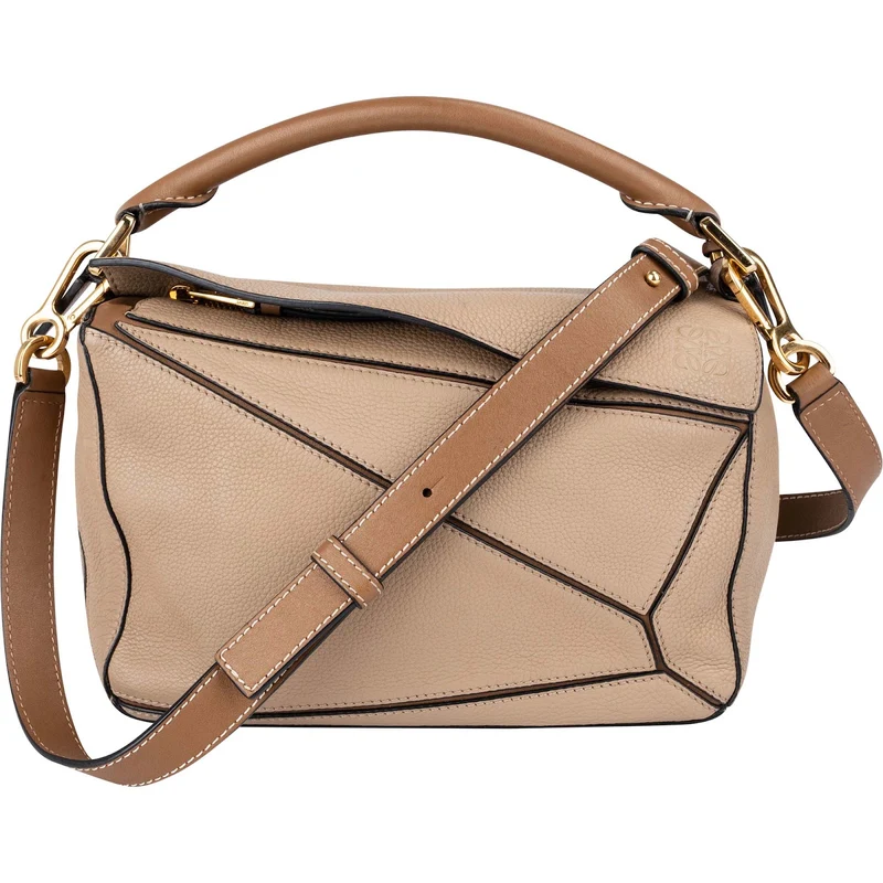 Loewe Grained Calfskin Small Puzzle Handbag