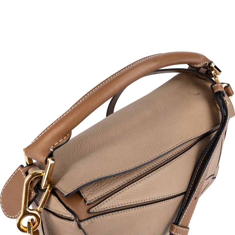 Loewe Grained Calfskin Small Puzzle Handbag