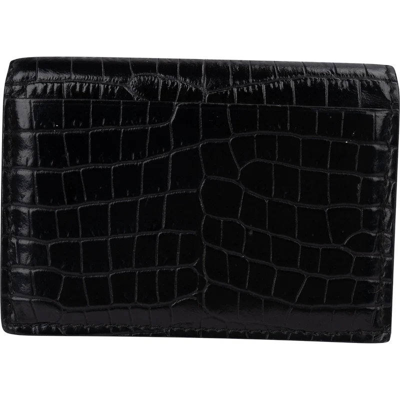 Tom Ford Embossed Alligator Leather Bi-fold Wallet