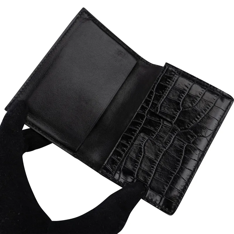 Tom Ford Embossed Alligator Leather Bi-fold Wallet